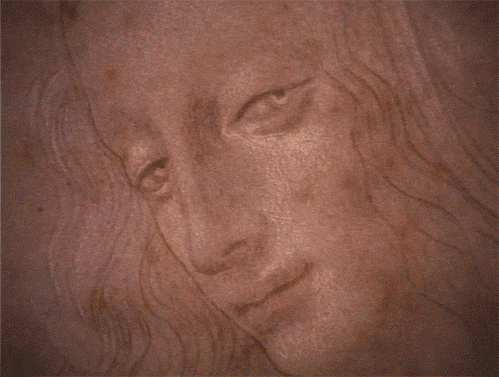 drawing of woman's head